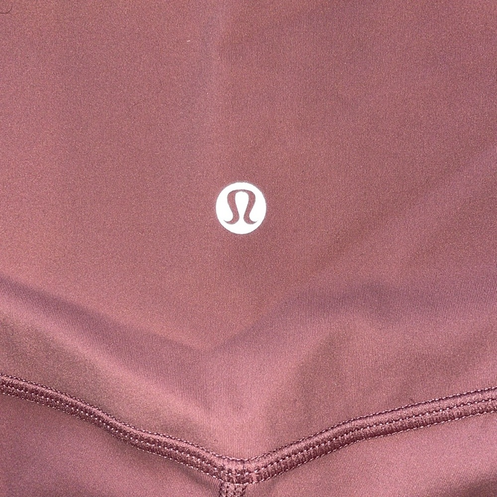 Lululemon Dupes Swifty Tech SS Crew 25” Size 8 Medium Dusty Rose Leggings